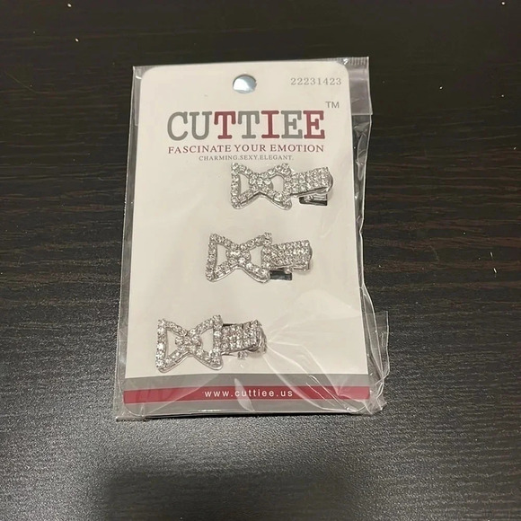 CUTTIEE Elegant Silver Fashion Jewelry Elastics Makeup Pouch Bundle - Picture 6 of 12